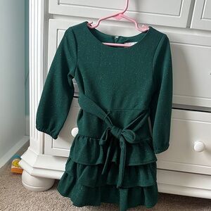 Elegant Green Kids Dress